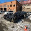 In Vladivostok, a Batmobile was spotted in a parking lot.