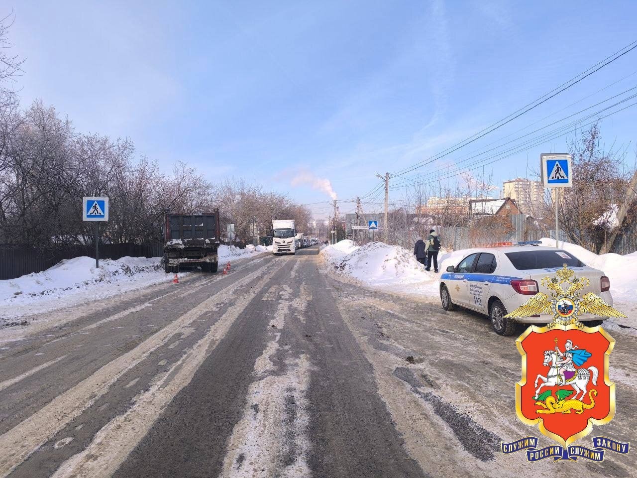 In the Moscow region, a car crashed into a pedestrian