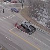 In the USA, cars with people in them fell into the ground were filmed on video.