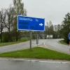 Latvia has banned the mention of cities in Belarus and Russia on road signs