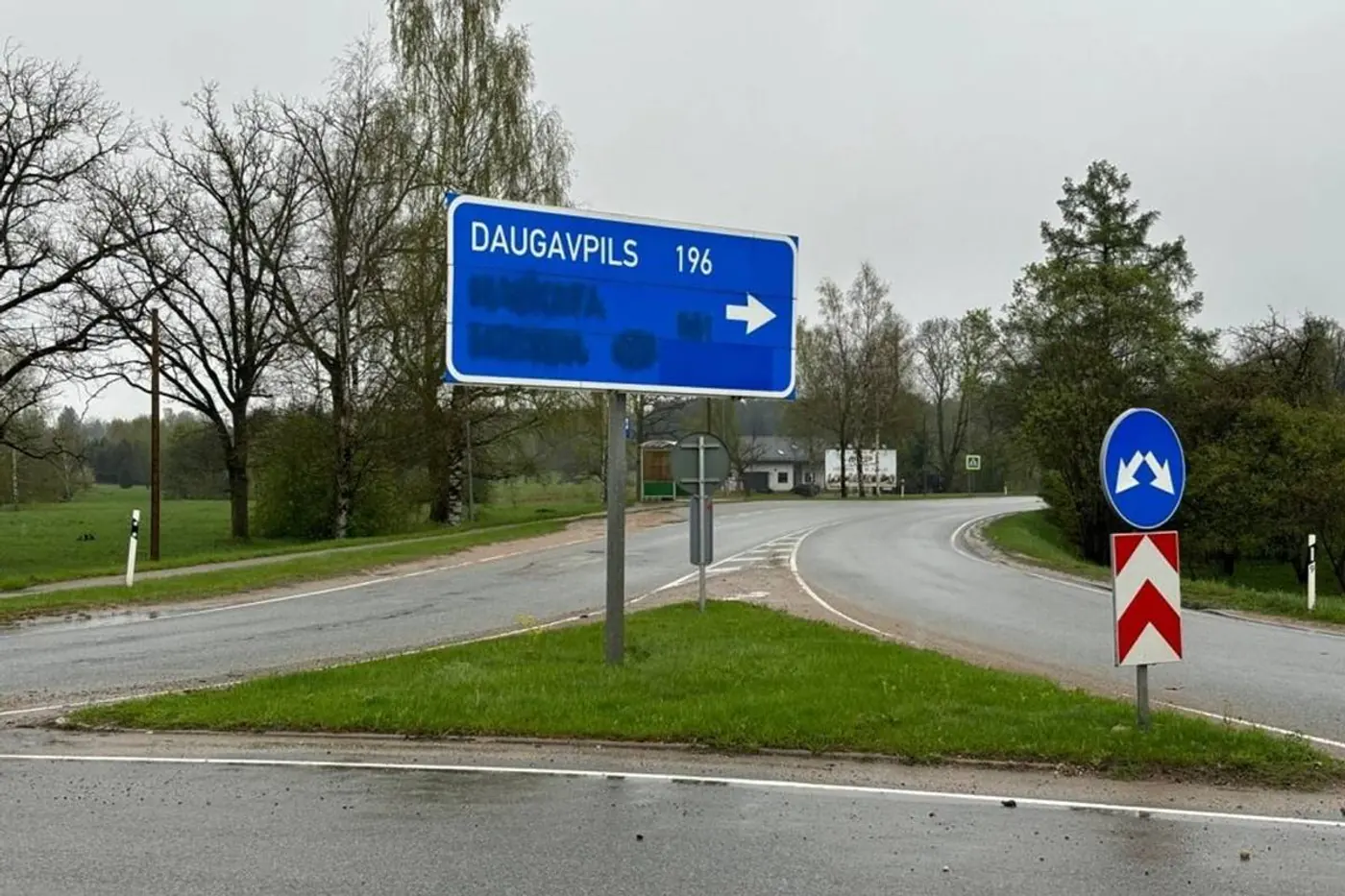 Latvia has banned the mention of cities in Belarus and Russia on road signs