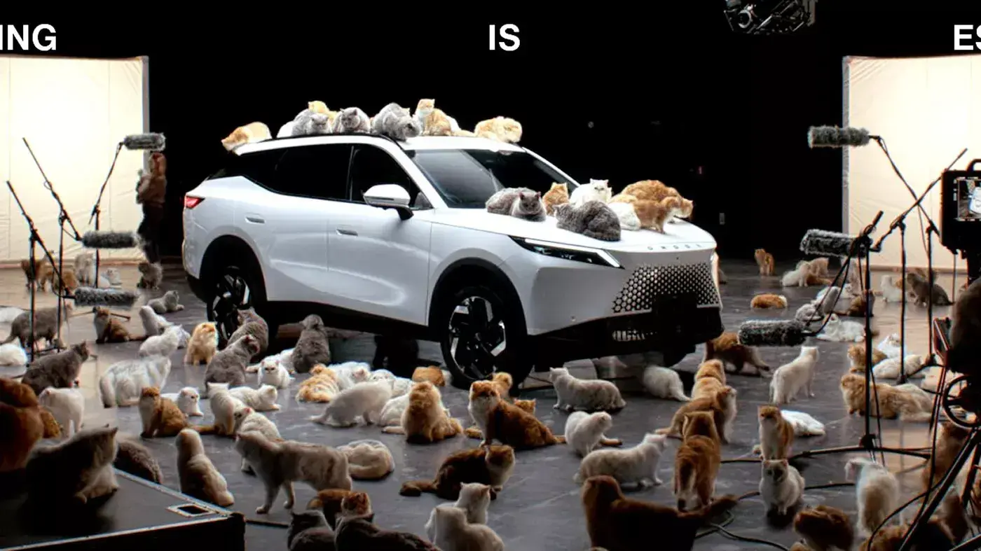 Omoda tested the sound insulation of the new crossover with the help of dozens of cats