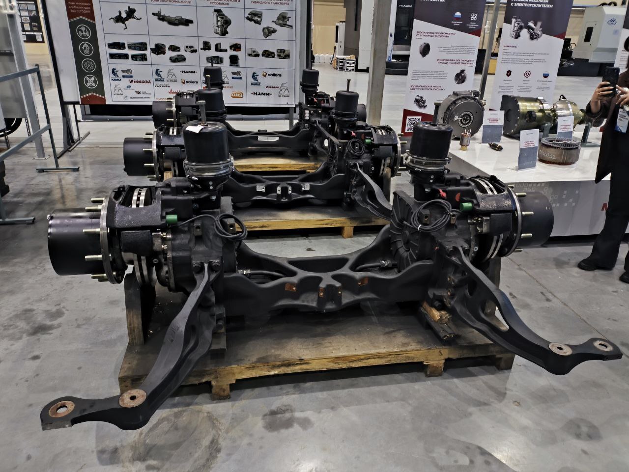 Production of portal bridges for electric buses has been organized in Russia