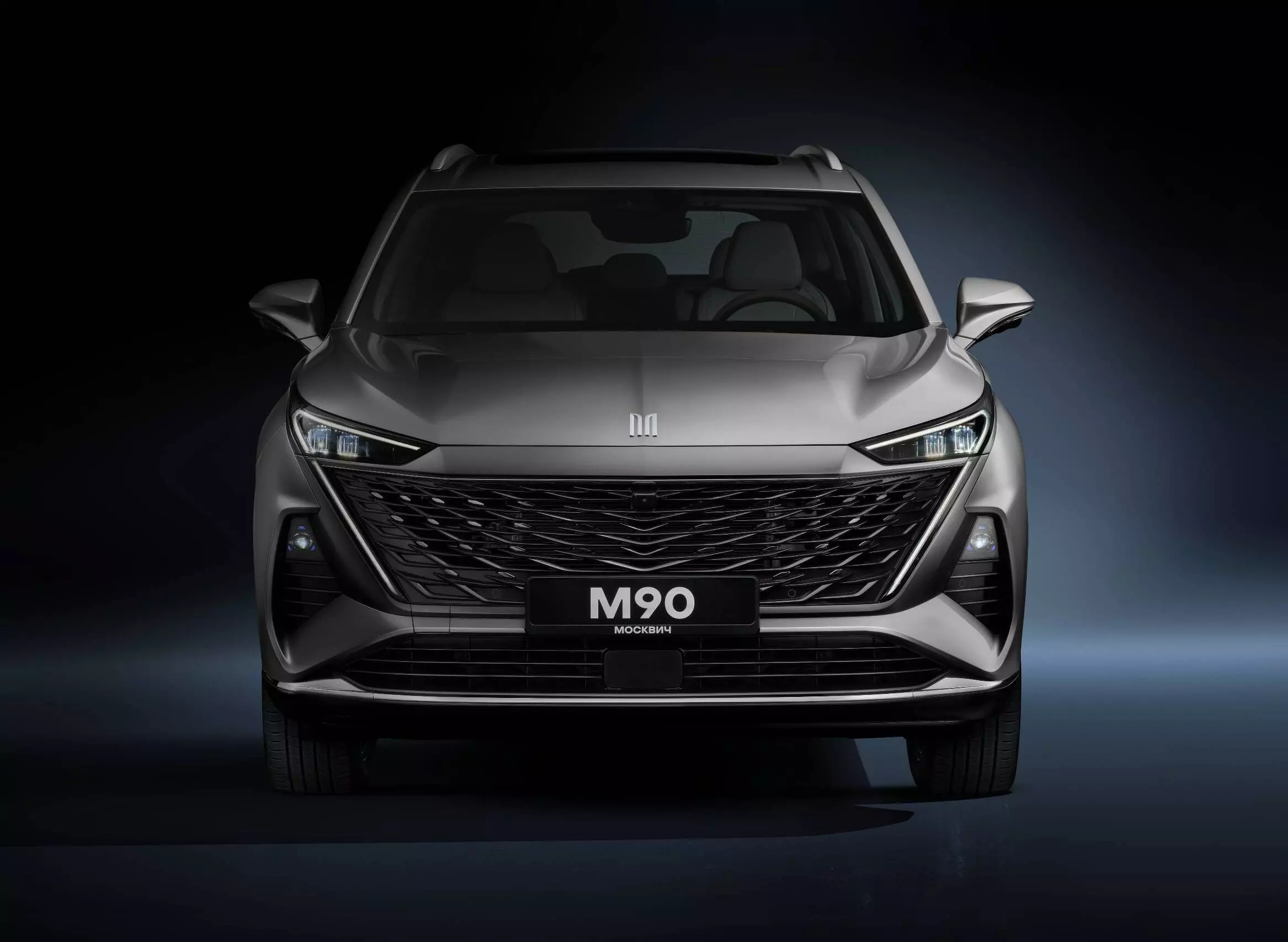 The new Moskvich crossovers M70 and M90 were shown for the first time in Moscow