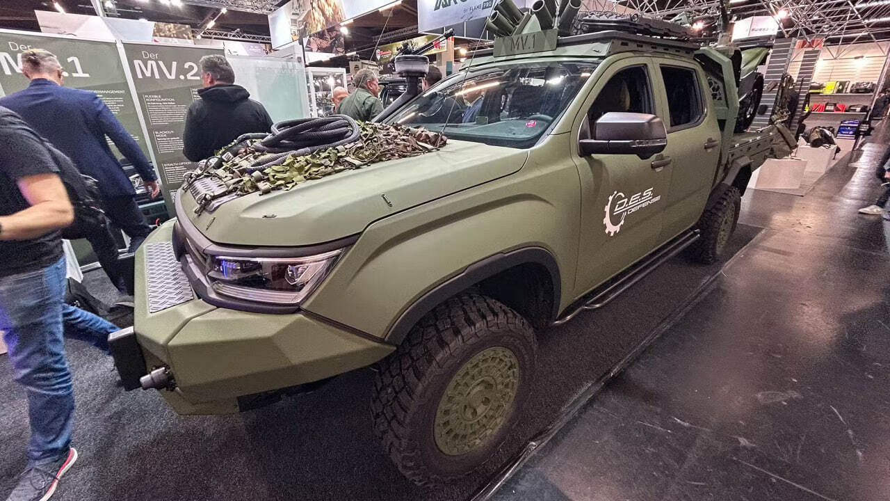 Volkswagen secretly turned the Amarok into a military pickup truck