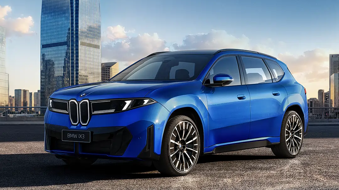 BMW has published an official photo of the new iX3 crossover for China