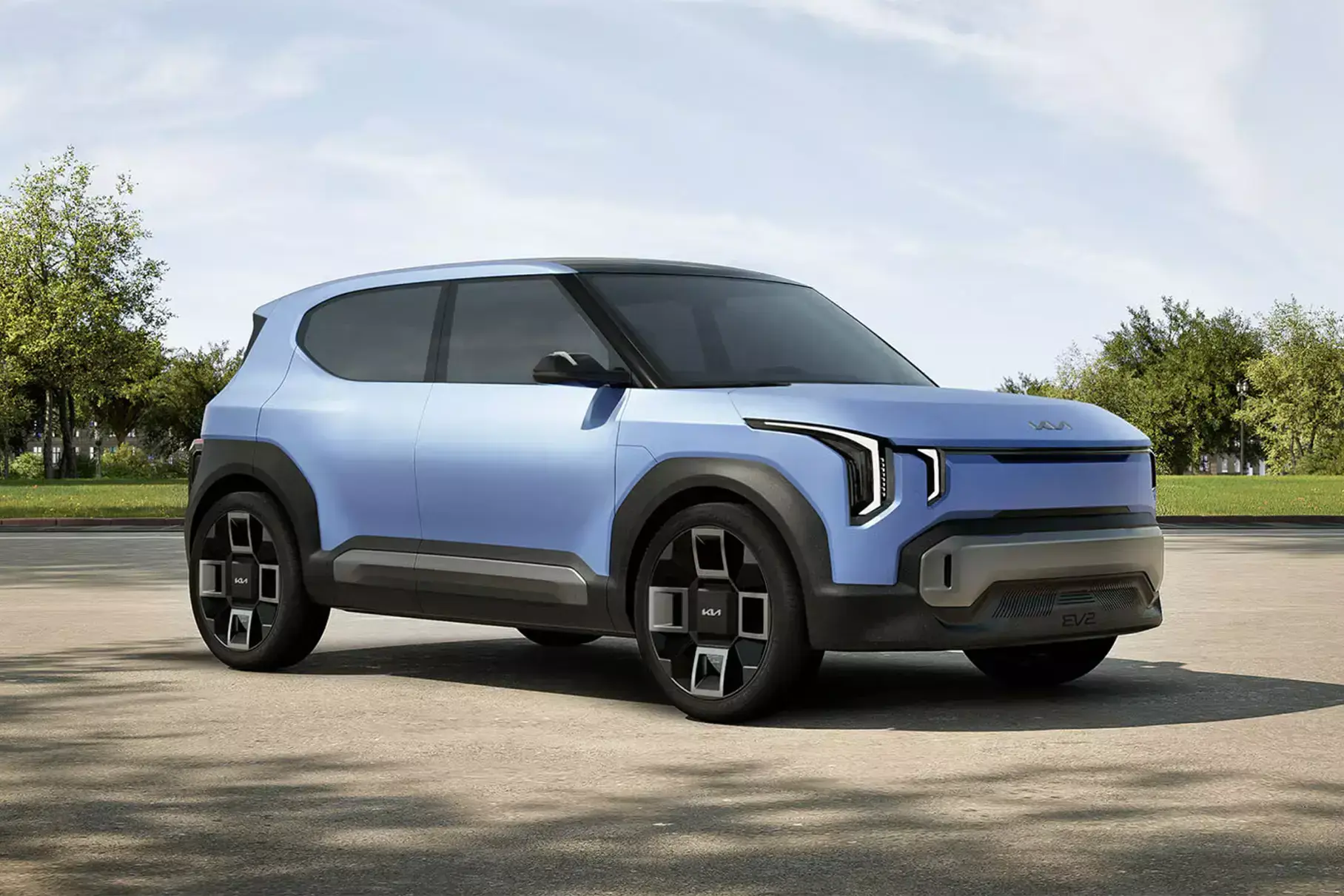 Kia EV2 becomes more affordable thanks to a four-seat version