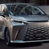 Lexus introduced an updated LM minivan with silent tires