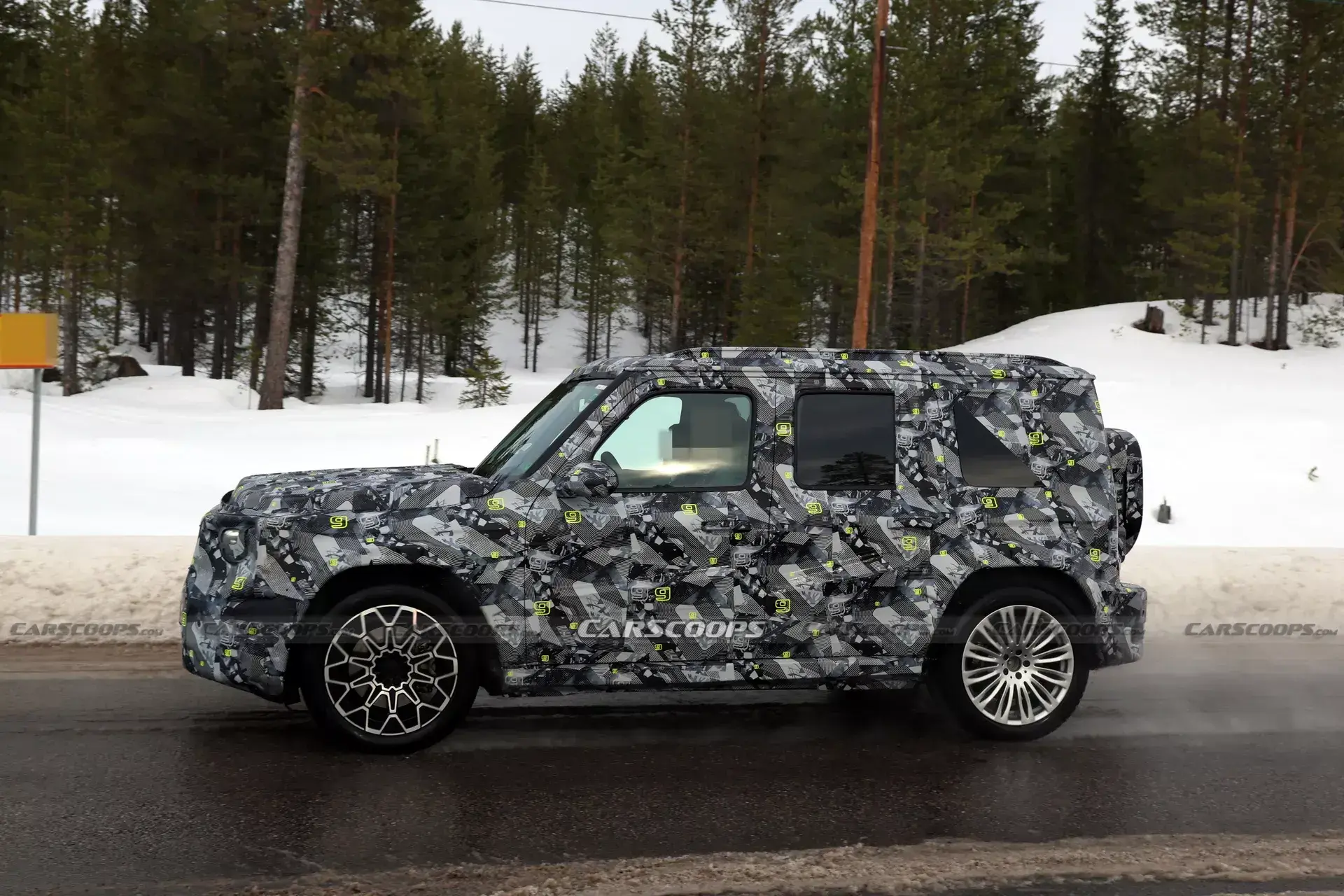 Mercedes-Benz is testing a crossover codenamed “Baby G”