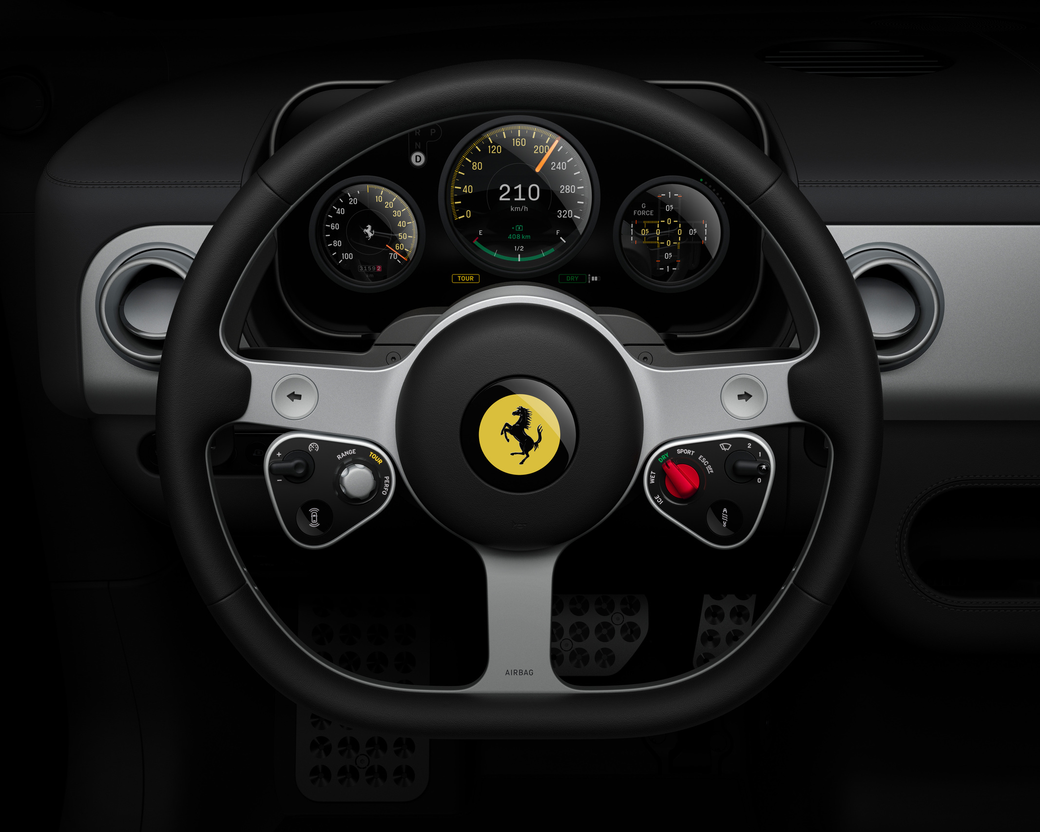 The head of Ferrari boasted of 50% savings by eliminating buttons in sports cars