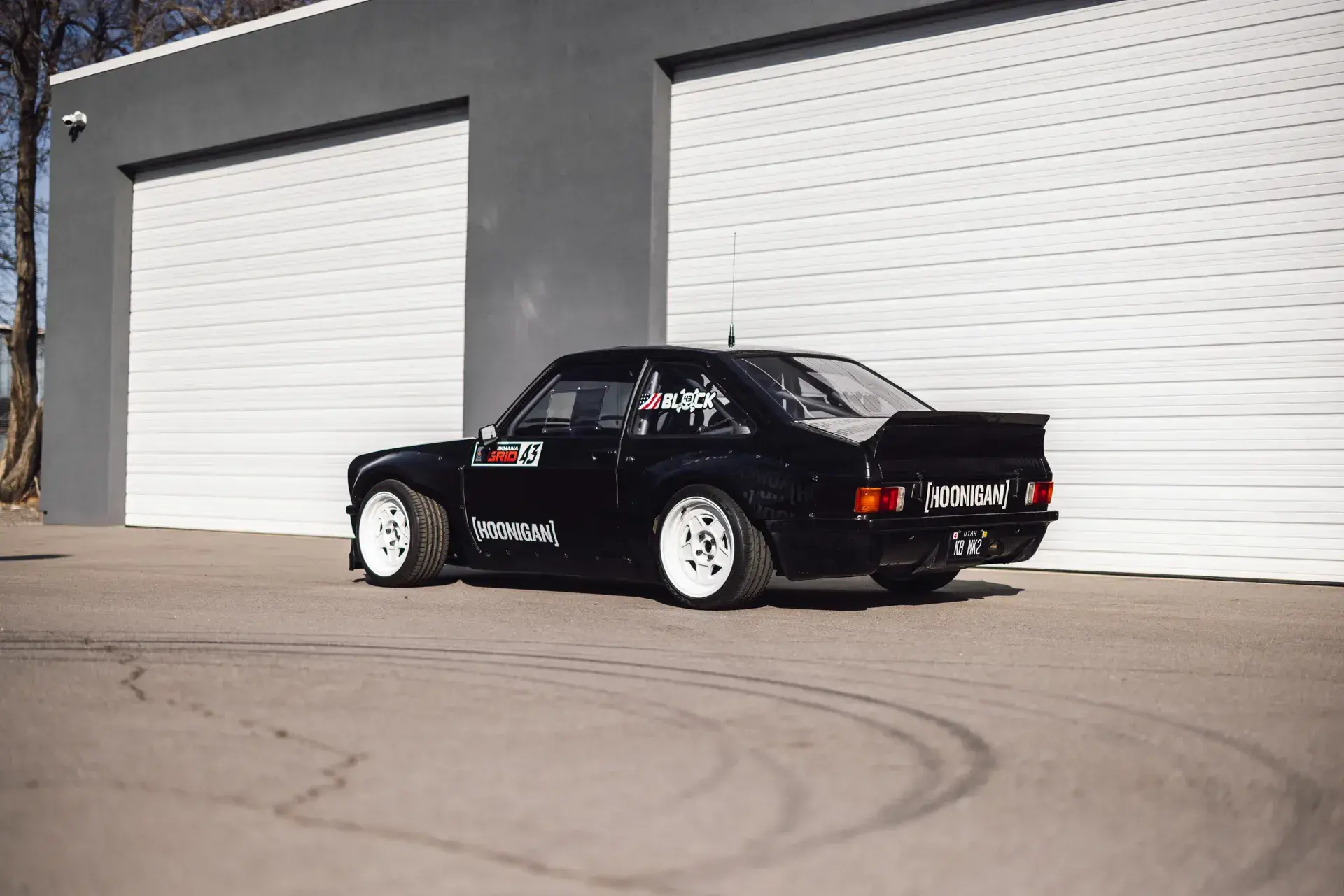 The legendary Gymkhana car of racer Ken Block will be auctioned