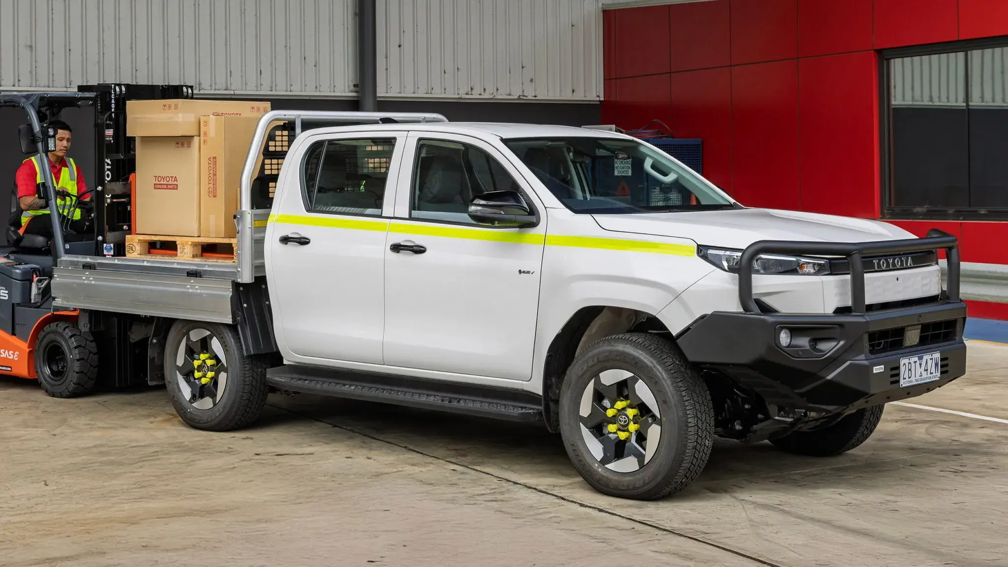 Toyota made an electric car out of the legendary Hilux pickup truck for 4.6 million rubles