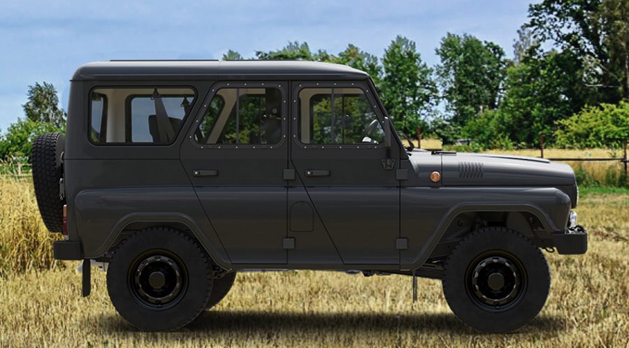 UAZ, following AvtoVAZ, will register the foreign name Hunter in Russian