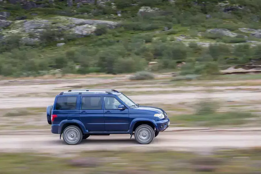 UAZ tested the updated Patriot on severe off-road conditions