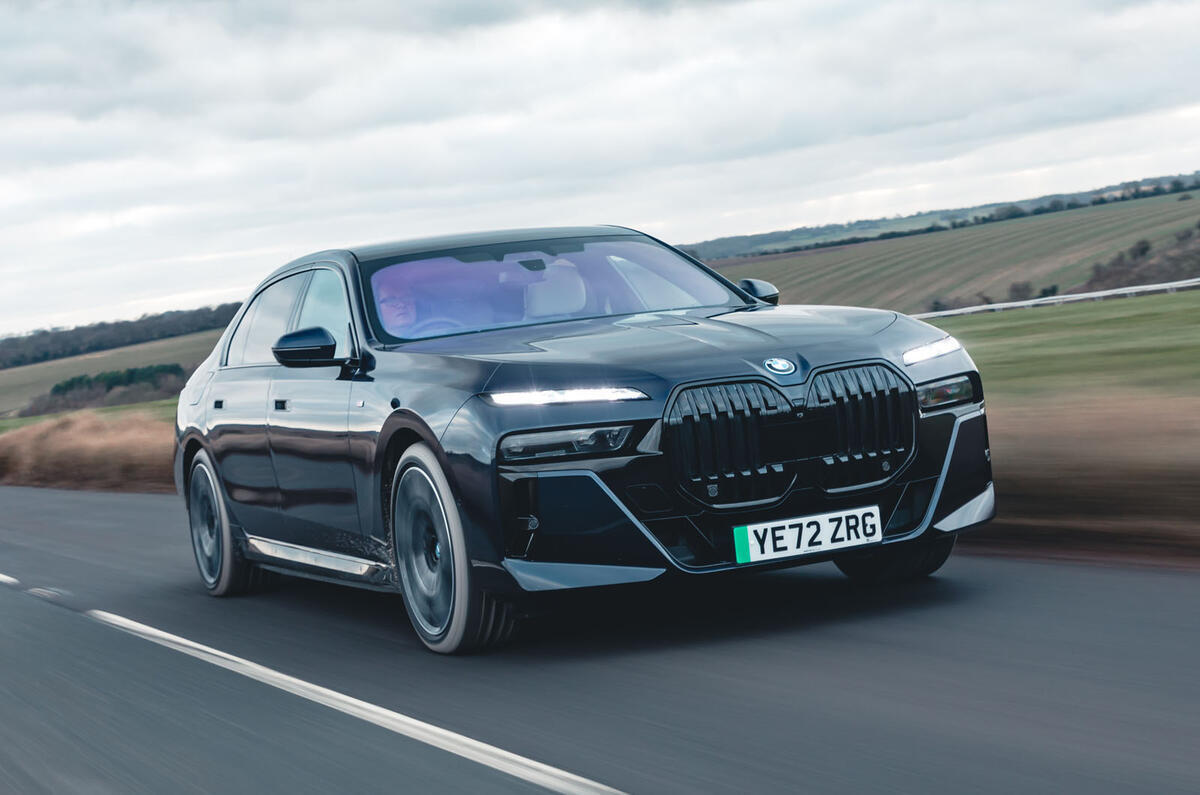 An updated BMW i7 with a huge grille will be shown in Beijing