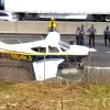 In the USA, a plane landed on a highway between