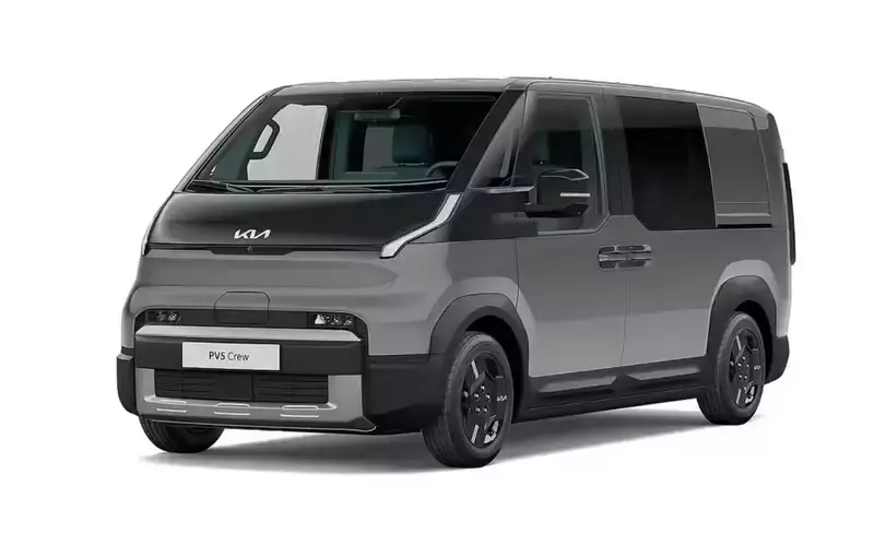 Kia has announced the release of a van that becomes a passenger car in a minute