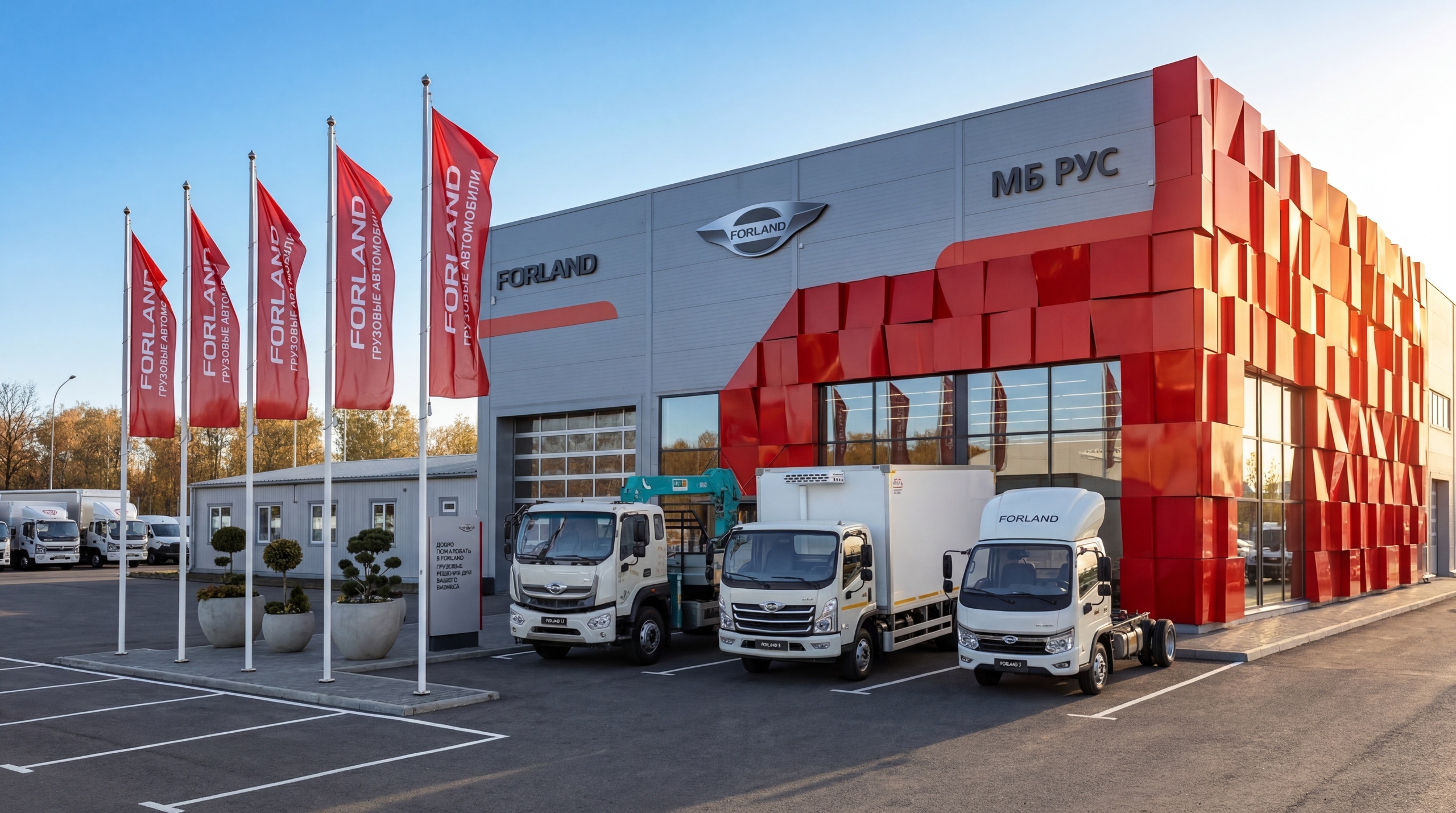 The Forland 12 truck will be modified to suit Russian conditions