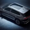 A car transporter with new Volga cars was photographed