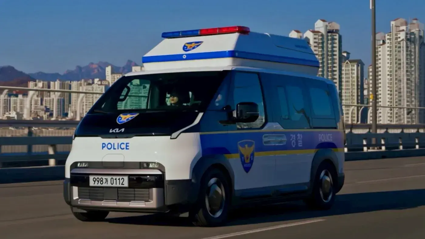 Kia presented a special vehicle for the South Korean police