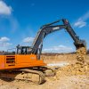 The UMG brand presented an excavator with record digging parameters