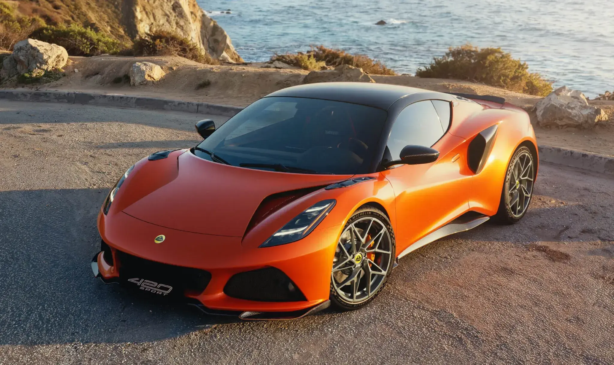 The new Lotus is equipped with the fastest four-cylinder engine