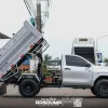 Tuning studio turned Toyota Hilux into a dump truck with a crane