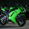 A Kawasaki ZX-6R decorated with 15 kilograms of rhinestones was discovered in Belarus