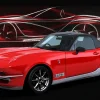Mitsuoka has distributed a sketch of a roadster in the style of the classic Chevrolet Corvette