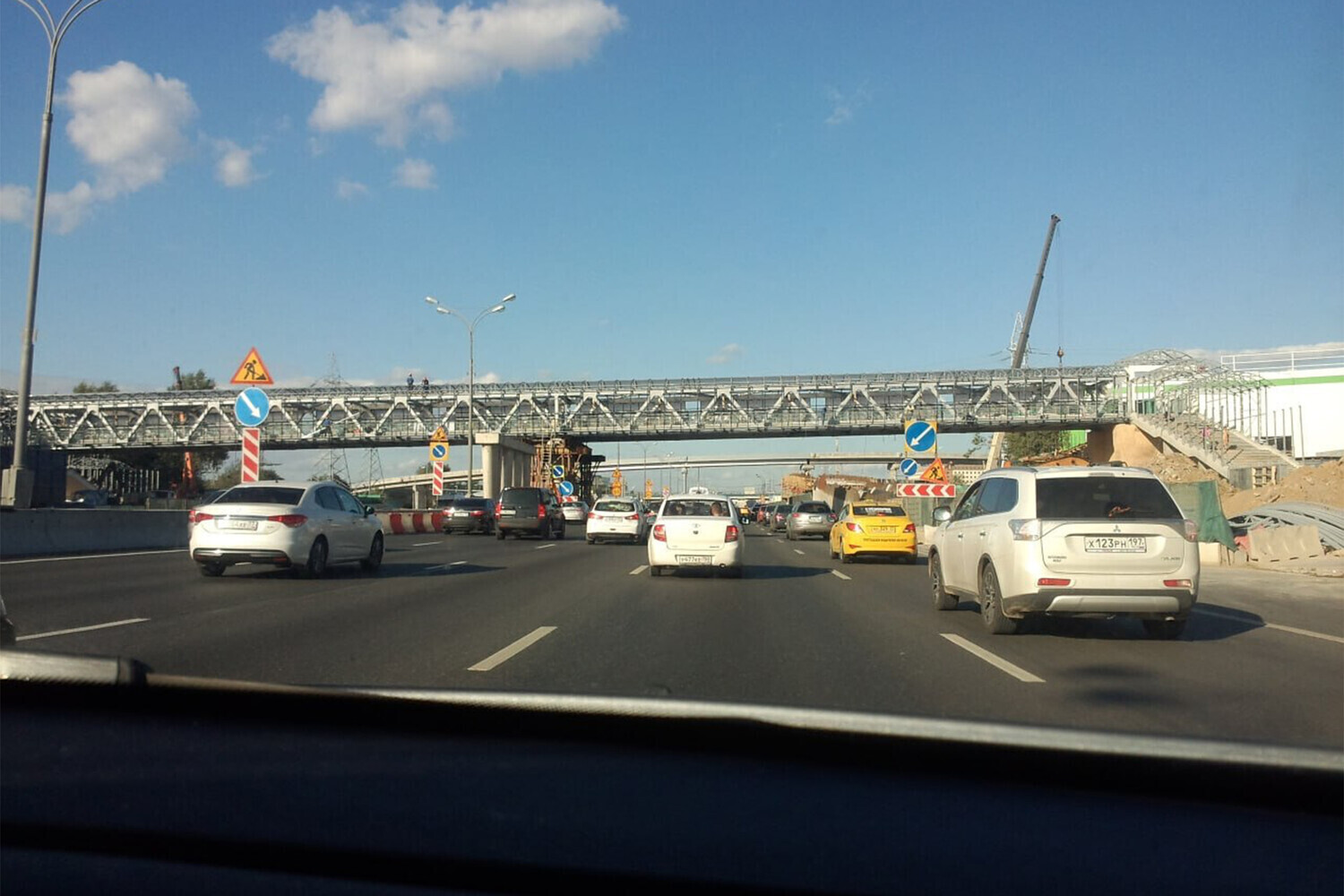 Motor listed the five most dangerous sections of the Moscow Ring Road