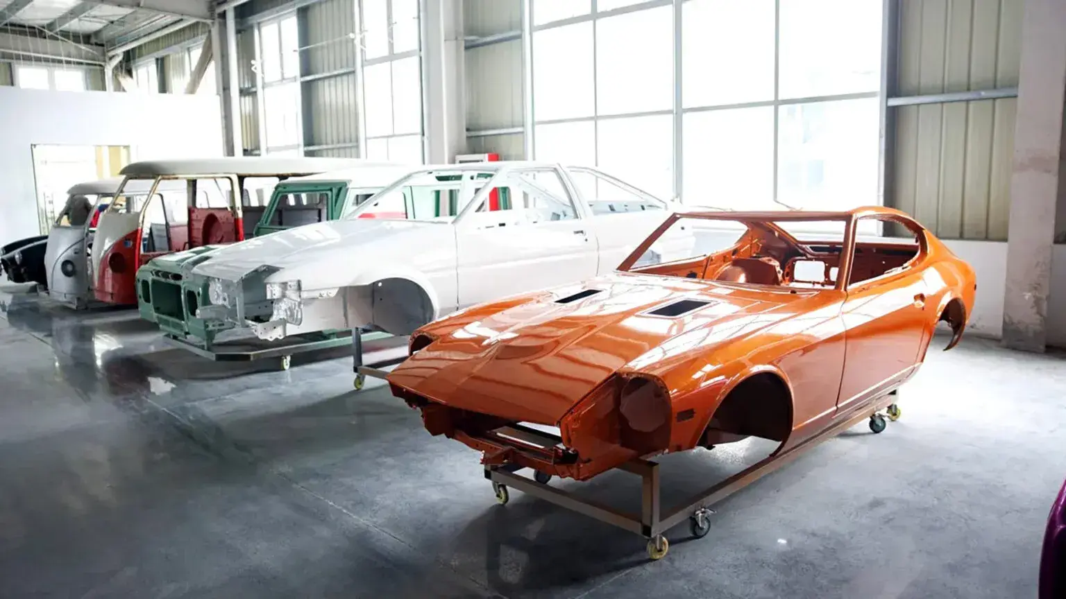 New bodies for legendary cars have begun to be churned out in China