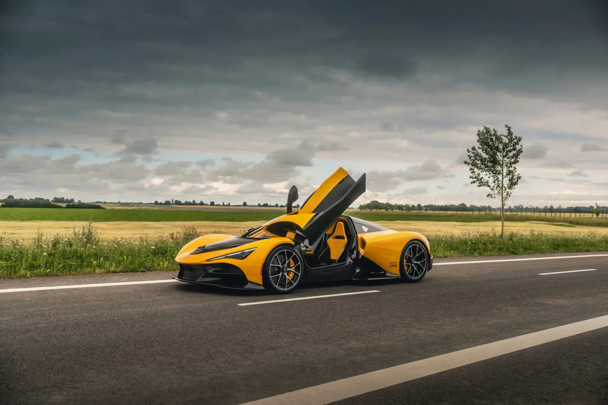 The most powerful production car was equipped with three electric motors